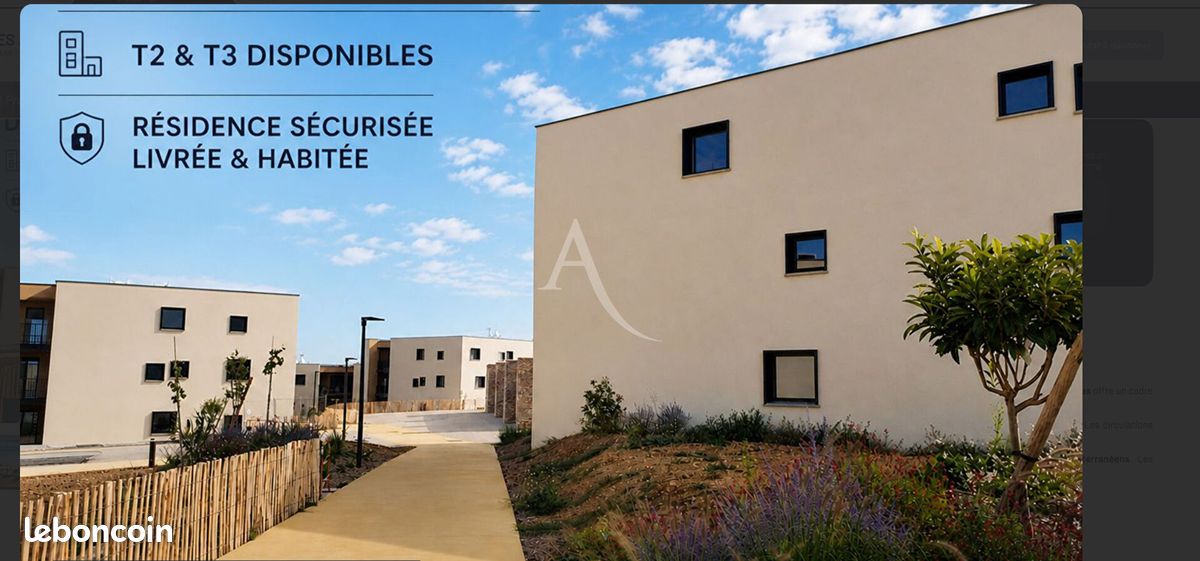 Appartement 2 pièces 42 m² · à Sérignan · 42 m² · 171 380 €