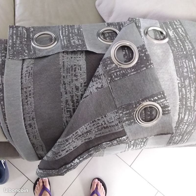 Double rideau lot de 3 paires (image 3)