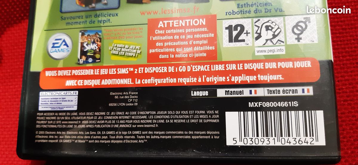 Jeu pc les sims 2 académie (image 5)
