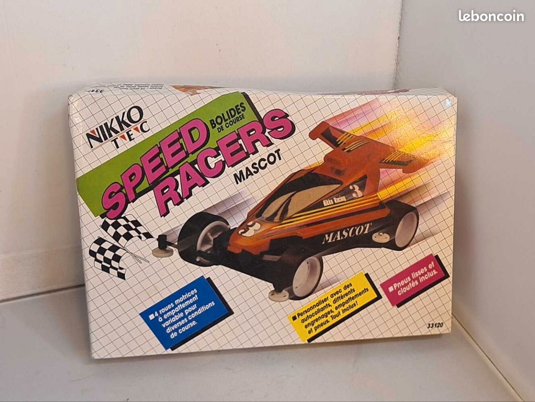 LOT DE 2 VOITURES CIRCUITS Speed Racers - NIKKO TEC (image 1)