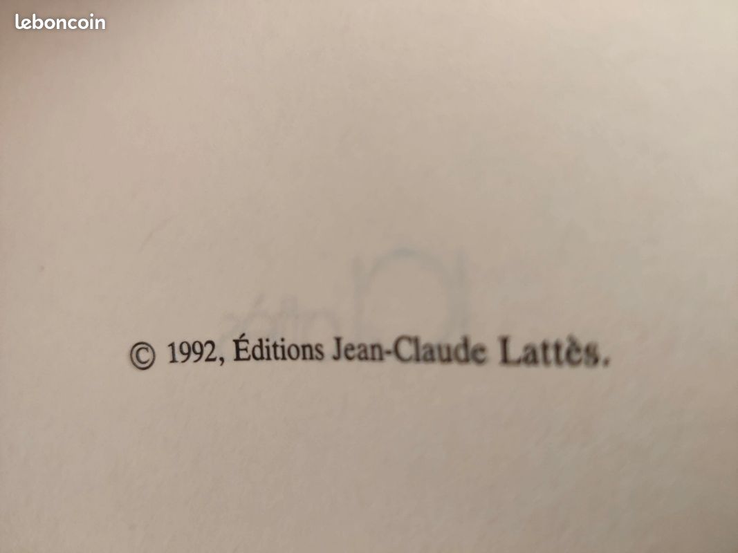 Livre. CANTONA preface de Bernard tapie. Édition 1992 (image 4)