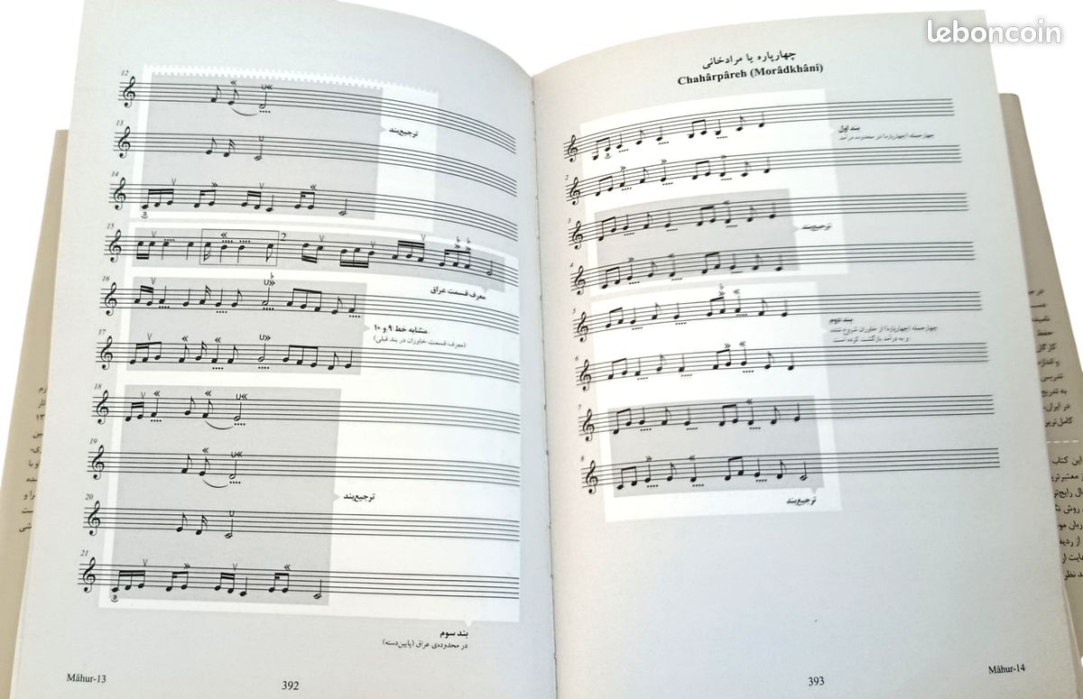Dariush Talai – Analyse du Radif de Mirza Abdollah – Description visuelle annotée - musique classique persane (image 6)