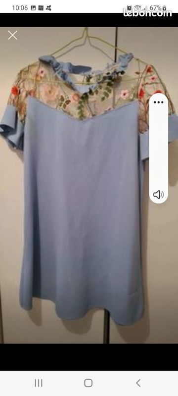Robe femme haut dentelle (image 1)