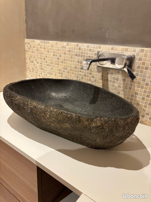 Vasque lavabo en pierre (image 3)