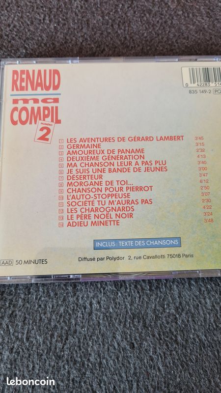 2 CD Compilations RENAUD (image 3)