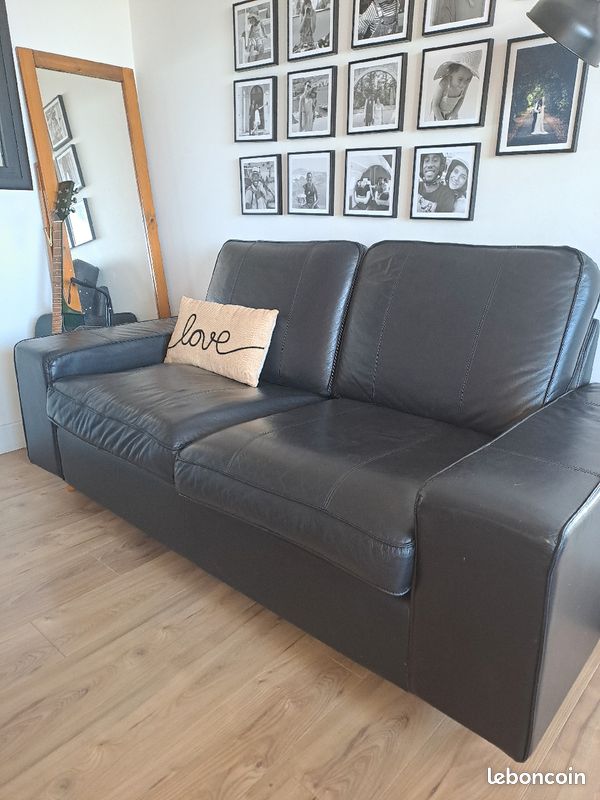 Canape cuir ikea kivik (image 3)
