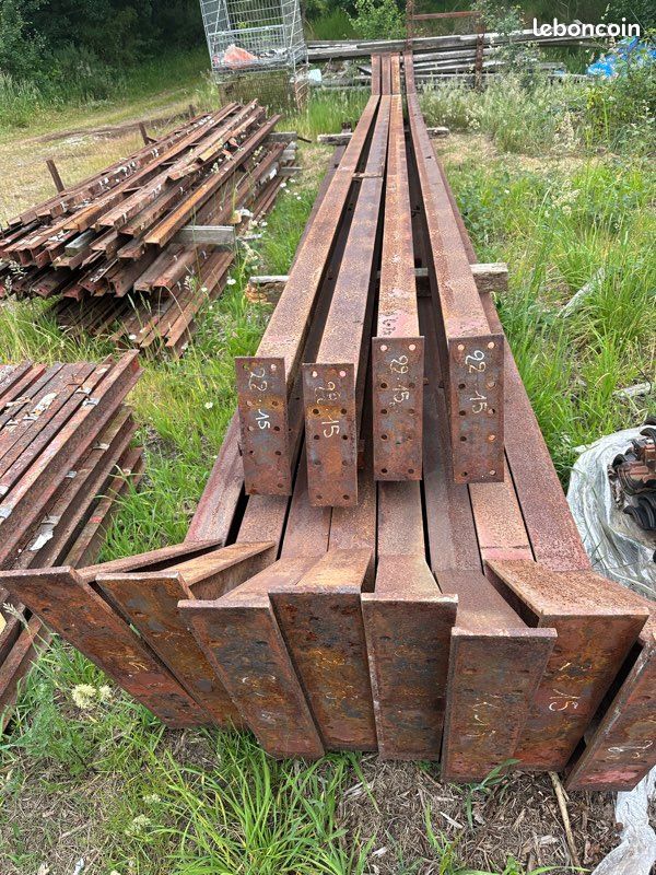 Ensemble de 6 fermes IPE de 220 lg 14,76 mètre (image 1)