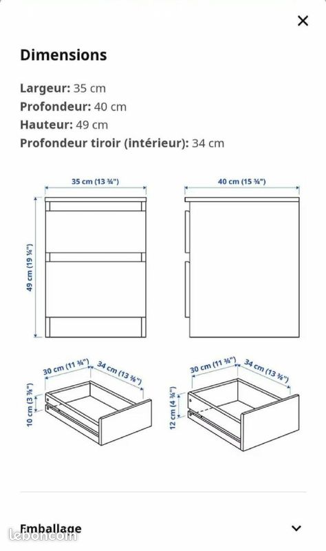 Lit évolutif ikea slakt avec matelas et chevet (image 5)