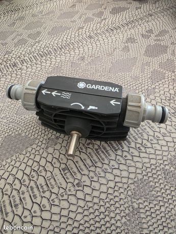 GARDENA Minipompe Pour Perceuse 1490-20 - Pompe Auto-Amorçante 2400 L/H Pour Transfert Eau Jardin Et Maison