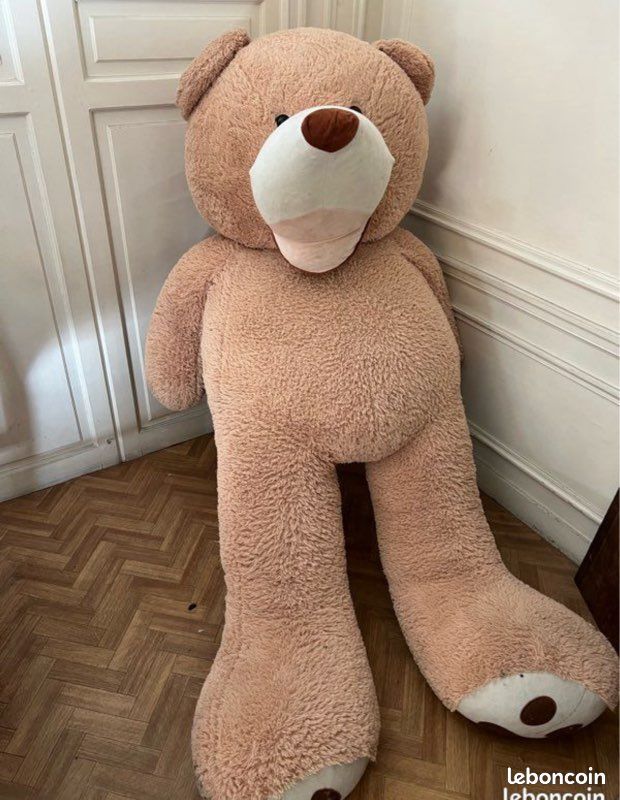 Peluche ours nounours géant 2m60 neuf Jeux Jouets