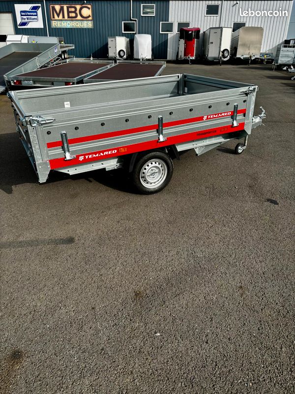PLATEAU Simple Essieu TRANSPORTEUR 2515 Temared PTAC 750KG CU 511KG Dim Utiles 254x151 (image 1)