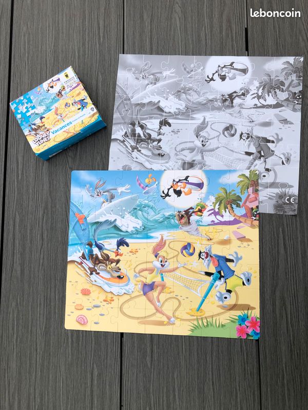 Lot de 3 puzzles avec posters - Les Looney tunes (image 5)