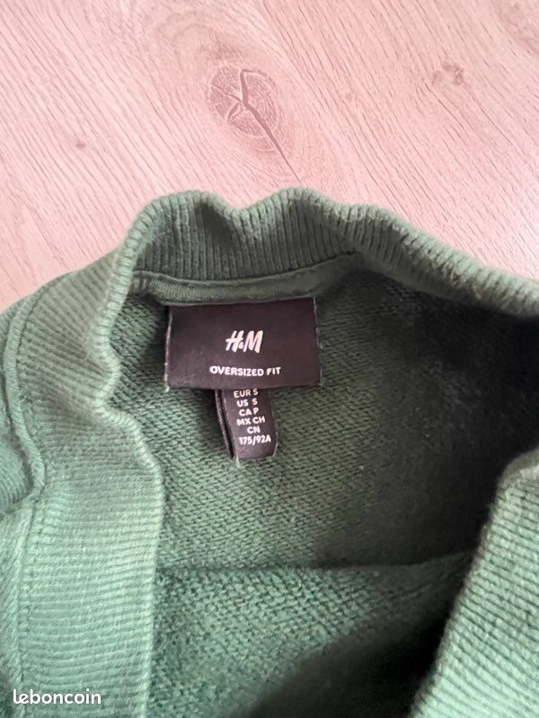 Pull oversize vert Vêtements