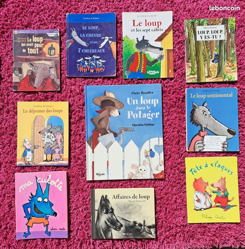 Lot de 15 albums sur le thème du Loup (image 2)