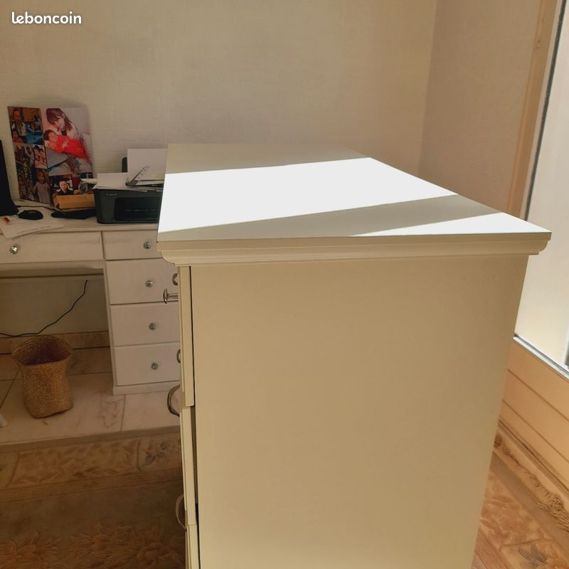 Grande commode 6 toiroirs 112 cm d'hauteur (image 4)