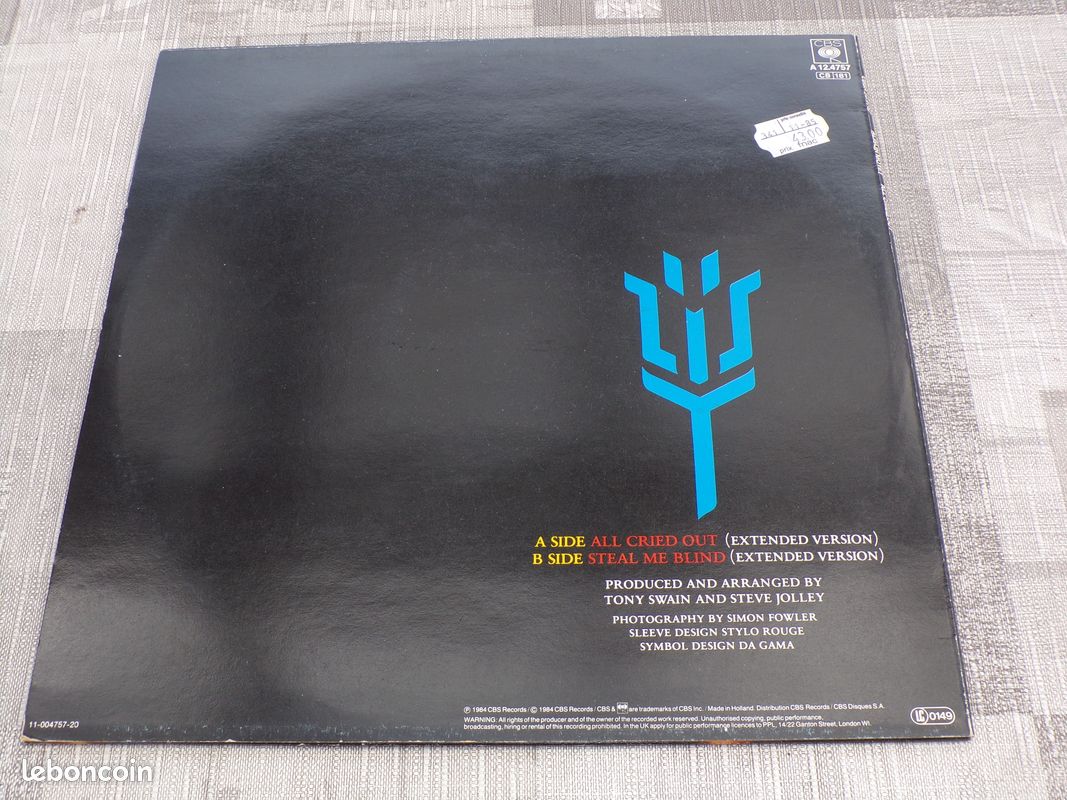 Disques Vinyles Maxi 45 Tours Années 80 (image 12)