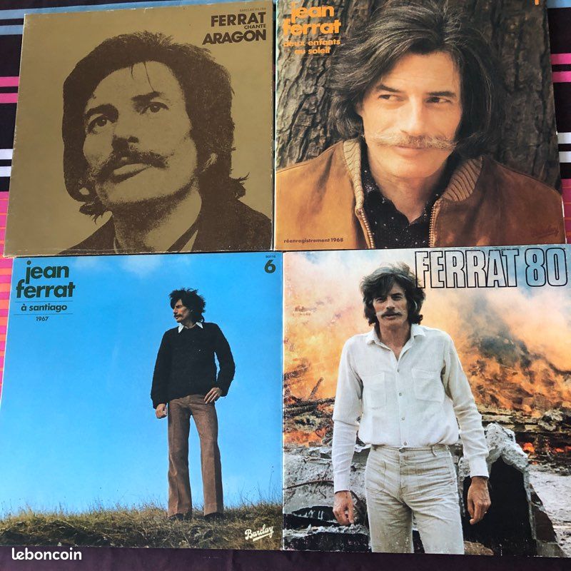 6 vinyles 33t de Jean FERRAT (image 1)