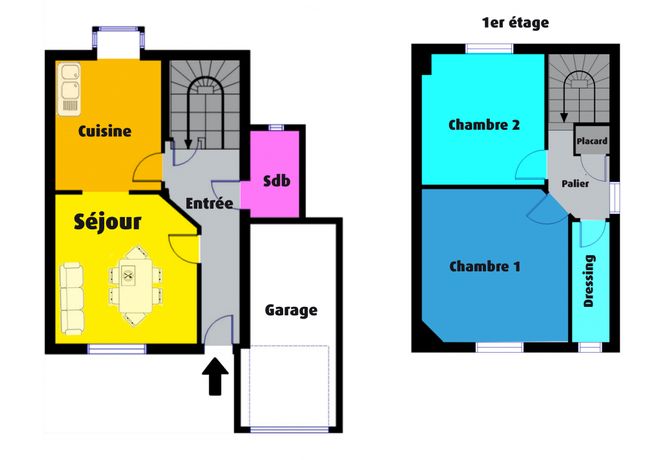 Maison a louer argenteuil - 3 pièce(s) - 65 m2 - Surfyn