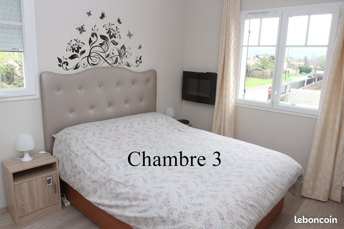 Maison 113m2, 4 chambres avec jardin + piscinette hors sol proche Saint Jean de Luz (image 6)