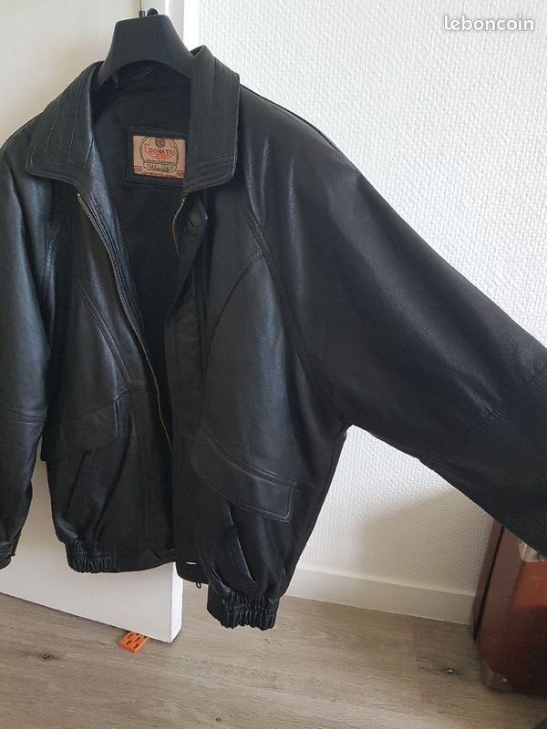 Blouson cuir Vintage (image 2)