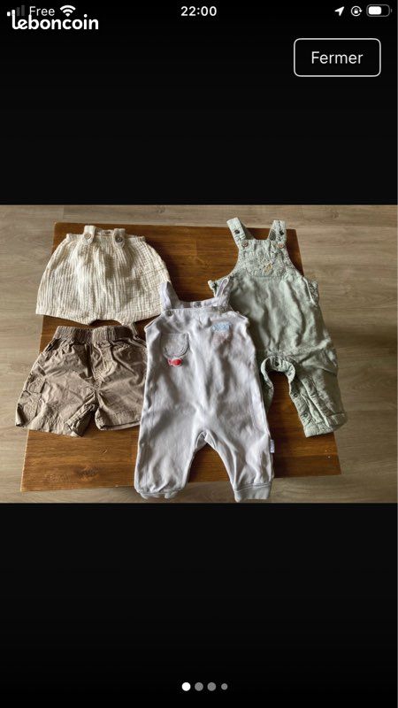 Lot de 4 vêtements bébé garçon - 6 mois (image 1)