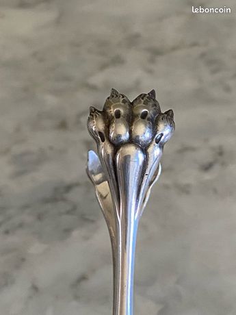 Pince à Sucre Métal Argenté Mod Rocaille Orfèvre Christofle Modèle