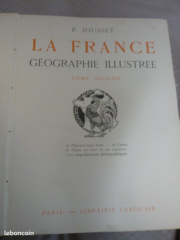 La France: géographie illustrée 2 tomes / P Jousset 1912 (image 7)