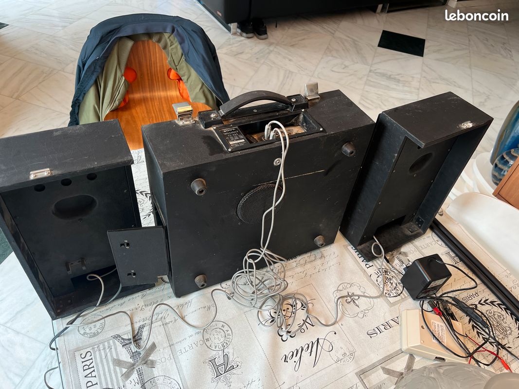 Magnétophone Vintage SONY TC-252 - En Panne, Pour Pièces Ou Bricoleur
