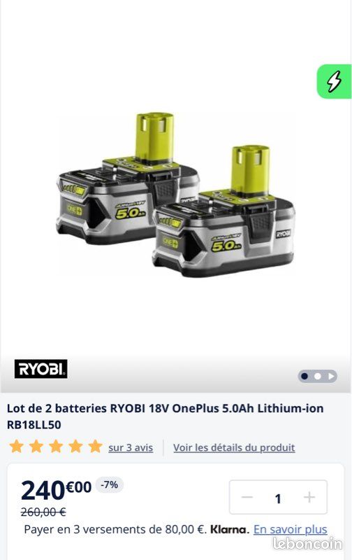 Batterie Au Lithium 2X 5.5Ah 18V Et Chargeur Pour Ryobi One , Li-ION Batterie De Remplacement Et Chargeur Pour 18V One P108 P107 P104 P105 P102 P103 Outils