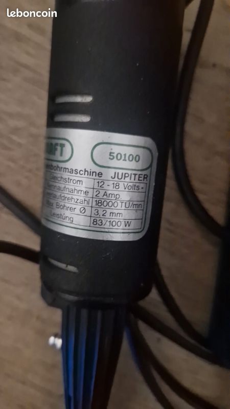 Mini perceuse de précision Mannesmann Jupiter 50100 + transformateur (image 5)