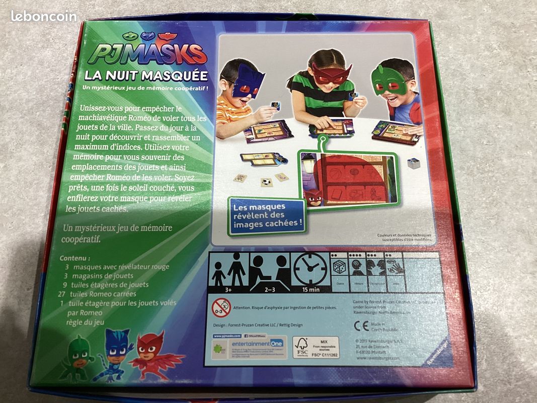 Jeu Pyjamasks La nuit masquée 3 ans et + (image 3)