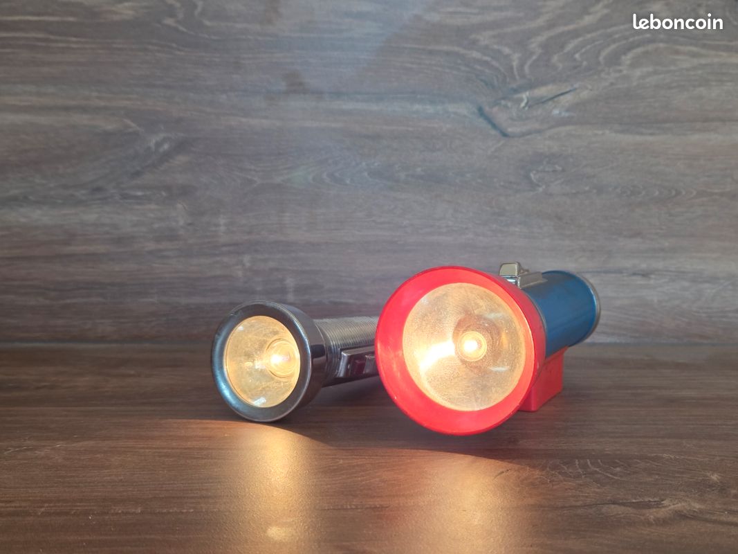 Lampe de Poche en Métal à l'Ancienne Vintage des Années