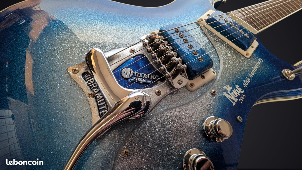 ? Guitare Mosrite “The Nokie” - 40th Anniversary 2005 - Blue 