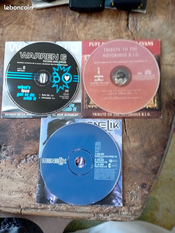 Lot 3 CD 2 ou 3 titres Rap Hip-hop (image 4)