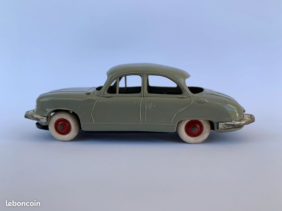 Miniature BS - Panhard Dyna Z - 1/43 - Plastique - Jaune Paille - Années 1960 - France