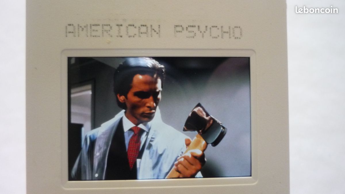 Lot de 5 diapositives film Américan Psycho (image 1)