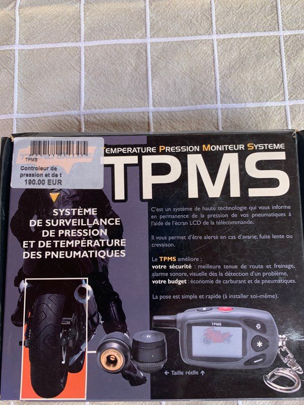 TPMS - Système de surveillance sans fil de la pression et de la température des  pneus pour les motos