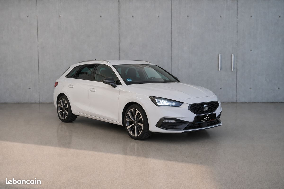 Seat leon sportstourer 1.5 tsi 150 fr – beatsaudio – caméra – attelage – hayon électrique – première main – tva récupérable (image 1)