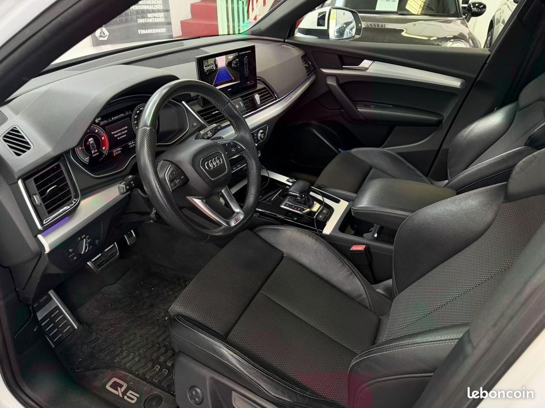 AUDI Q5 (439EUROS/MOIS)Quattro 2.0 40 TDI Hybrid 204cv BVA S line PHASE 2 (image 8)