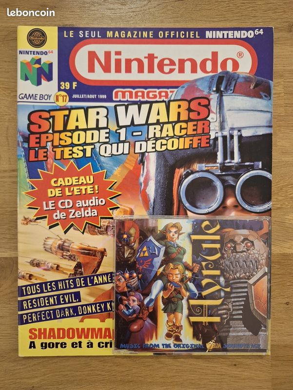 Nintendo Magazine n°17 Juillet/Août 1999 CD audio promotionnel