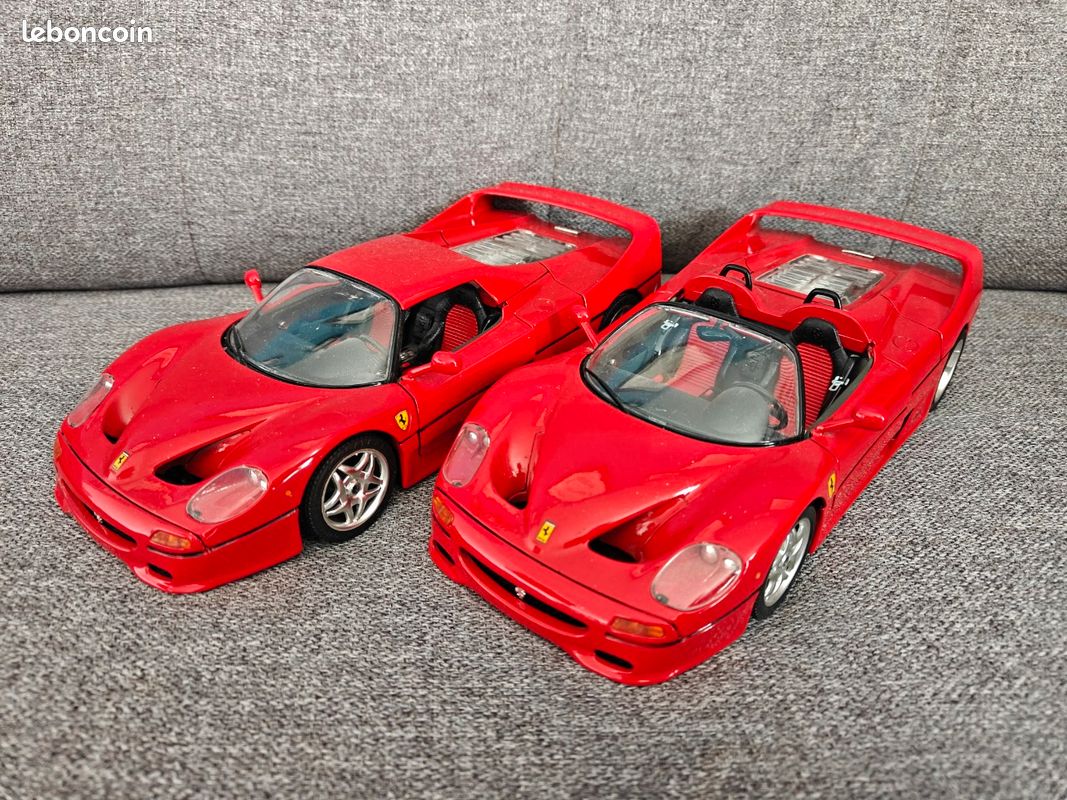 Ferrari F50 Spider Kyosho 1/64 - Moulée Sous Pression - Noir - À Repeindre