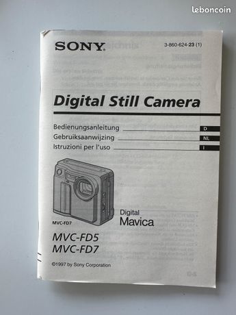 Sony Mavica MVC-FD91 - Appareil Photo Disquette - TESTÉ & FONCTIONNEL - Photo, audio & vidéo