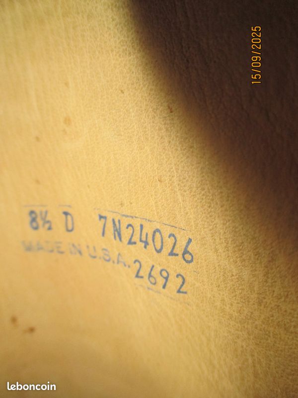 Superbes Bottes Western 100% Cuir P.42 (image 5)