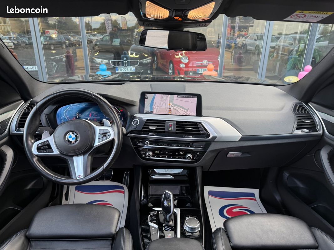 BMW X3 G01 LCI 18d 150ch BVA8 M Sport TOIT OUVRANT CARPLAY CAMERA360° GARANTIE 12 MOIS EUROPE (image 14)