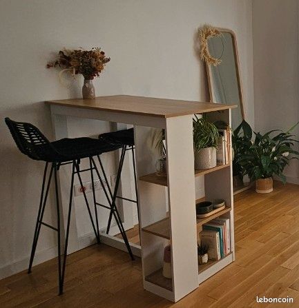 Table haute et chaises (image 1)