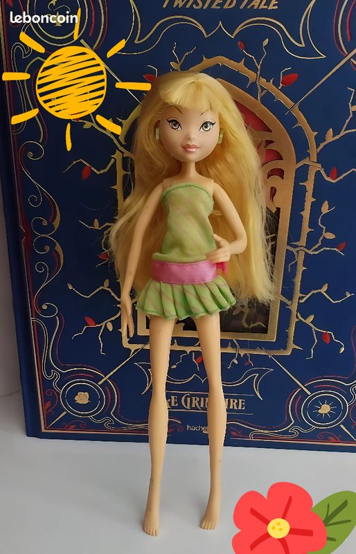 Poupée Stella School Girl saison 3 Écolière Winx Club Mattel RARE 2008 (image 1)
