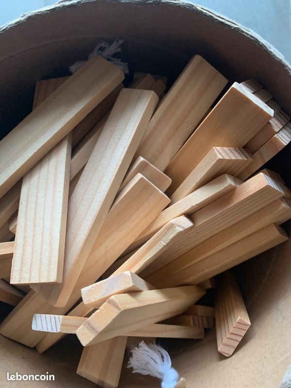 Jeu de construction bois 200 pièces (image 2)