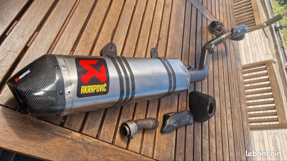 Ligne akrapovic ktm 250 excf complète (image 2)