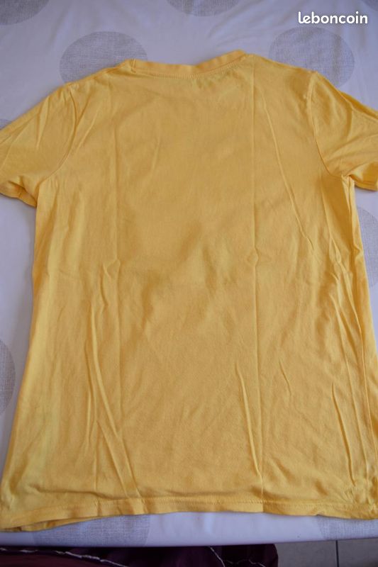 Tee shirt jaune garçon 14 ans (XS) (image 3)