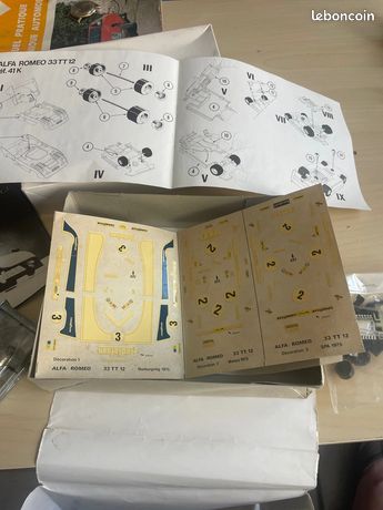 Kit Miniature Solido Alfa Romeo Monza 75 - Échelle 1/43, Ref 41K, Métal